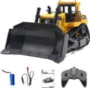 Mostop RC Bulldozer Toy 1/16 Scale 9 Channel RC Front Loader Tractor for Kids Ad