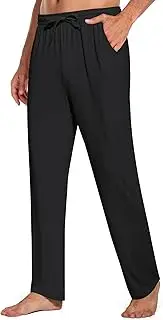 [COOFANDY] Men's Open Bottom Sweatpants Casual Yoga Pants Lightweight Jogger Lounge Pants with Pockets