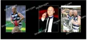 3 LARGE 8x6 INCH ACTION PHOTOS OF GEELONG FC CHAMPION GARY ABLETT Jr