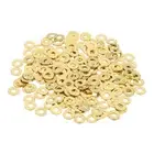 220Pcs Brass Flat Washer, M2 3/16"x1/16"x0.4mm Fenders Washers Assortment
