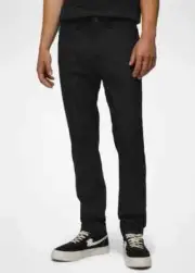 PrAna Black Brion Slim Pants II Men’s Size 36x34 Brand New Casual Tapered