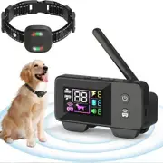 Electronic Training Collar With 480M Remote Wireless Dog Fence Vibration Shock Control