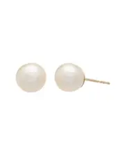 14K 8-8.5mm Freshwater Pearl Studs