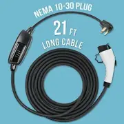 Lectron Level 2 EV Charger 240V16 Amp with 21ft Extension Cord J1772 Cable