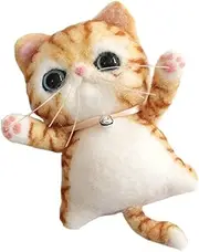 TEHAUX 1 Set Cat Wool Felt Kit of DIY Needle Felting Kits for Handmade Crafts Materials for Beginners Fun Felting Activities with Family and Friends