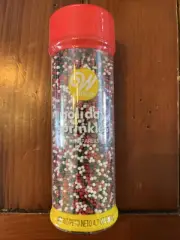 Wilton Holiday Sprinkles Nonpareils Cookie Cake Decoration Red Green White 4.7oz