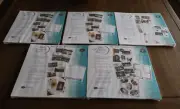 Lot Of 5 Creative Memories Old Style 12 x12 Scrapbook Pages SEALED RCM-12S WHITE