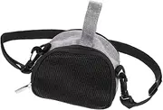 GANAZONO Small Pet Carrier Bag Portable Travel Pouch for Hamsters Guinea Pigs Breathable Oxford Mesh Window Shoulder Straps for Outdoor Use