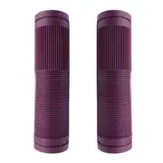 Bulletproof Coloured Rubber Mountain Bike Grips 130mm with Closed Ends Purple