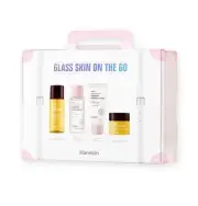 Hanskin Glass Skin On The Go Kit Set of 4 Moisturizing Travel-Friendly Hydrat...