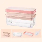 GGP Pink Eco Friendly Large Capacity Food Grade Ice Cube Tray With Lid