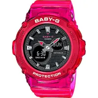 在飛比找momo購物網優惠-【CASIO 卡西歐】Baby-G 果凍系酷炫計時手錶(BG