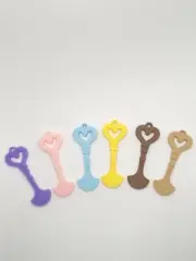 Heart Trolley Key Stylish Key Aldi/coles Removeable