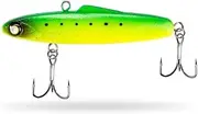 D1 Winter Sinking Lure Silicone Bait 80mm 90mm Ice Fishing Rattlin VIB Lipless Crank Wobblers Baguette for Bass Pike Vibration