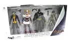DC Batman Arkham Asylum The Joker, Harley Quinn, Scarecrow and Batman 4 Pack NEW