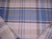 Zoffany Sanderson 233240 Indigo / Stone Wool Blend Drapery Upholstery Fabric