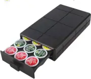 Coffee Pod Pods Drawer Holder Compatible with Keurig K-cups