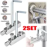 2SET Broken Screw Extractor Repair Removal Tool for Faucet Washing Basin Corner