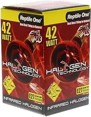 Reptile One 42 Watt Infrared Heat Globe Bulb Lamp Eqv 60W Eddison Snake, Lizard