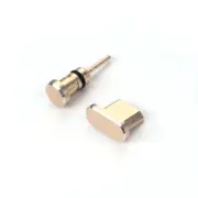2 Pcs/ Dust Plug Set Earphone Charm Protective Port Cover Micro USB