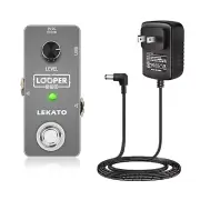 LEKATO Guitar Looper Effect Pedal Loop Pedal Unlimited Overdubs 5 Minutes Loo...