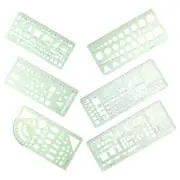 Geometric Stencil Stencils for Painting Drawing Template Ruler