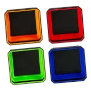 Fold Magnetic Parts Tools Tray Set, 4-Pack Foldable 4.5inch Square Silicone1499