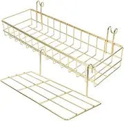 Luxshiny Pcs Grid Wall Storage Grid Panel Hanging Basket Display Hanging Wire Baskets for Home Kitchen Potted Plants