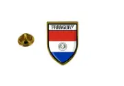 pins pin's flag national badge backpack hat shield world paraguay
