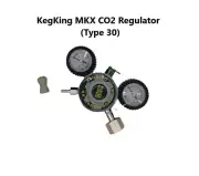 New Kegking MKX CO2 Regulator (Type 30) Dual Gauge Beer Kegging Gas Regulator