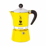 Bialetti Espresso Maker Rainbow 3 cups Espresso Pot Aluminium Yellow 130 ml