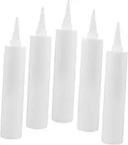5PCS Refillable Grouting Tube for Sealant Easy to Use Caulk Sealant Tubes for Renovation for Bathroom Kitchen and Balcony Applications