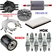 Tune Up Kit Filters Cap Wire Spark Plugs For GMC SAVANA 2500 V6; 4.3L 2000