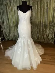 Allison Webb Wedding Dress Gown Bretton 42001 Size 10 NWT