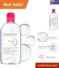 Sensibio - H2O Micellar Water - Soothing Make Up Remover Face Cleanser for Se...