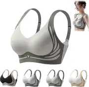 Super Gather Bra, Wireless Push-Up Bra Lifting Anti-Sagging Wireless Push Up Bra, Lift Bra Women Lingerie Everyday Sports Bras 1pcs Green L