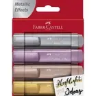 Faber-Castell Textliner Highlighter Metallic Assorted Pack of 4
