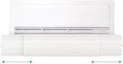Adjustable Air Conditioner Cover Windshield Air Conditioning Baffle Shield Multihole Prevent-Direct Blowing Wind Guide