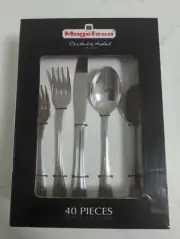 40 Piece Stainless Steel Flatware Set Service 8 - Magefesa Cordoba Utensils