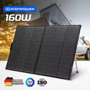 Atem Power 12V 160W Folding Solar Panel Blanket Kit Mono with Regulator