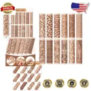 Wooden Clay Texture Rollers Set - 12 Distinct Patterns for Creative Details