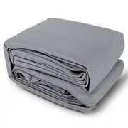 Sun Shade Sail Cloth Shadecloth Rectangle Canopy Grey 280gsm 3x3m
