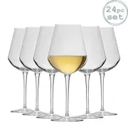 Small Wine Glasses Bormioli Rocco Inalto Uno Stemmed Red White Glass 380ml x24