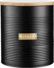 Typhoon Living Otto Cookie Storage Jar, 3.4 Litre Capacity, Black