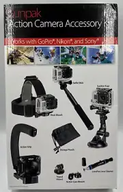 Sunpak Action Camera Accessory Kit GoPro Nikon Sony Accessories Mount