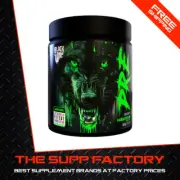 Black Wolf Nutrition PRE 40srv RADIOACTIVE LIME | Insane Pre Workout Energy