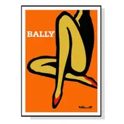 GGP Wall Art 70Cmx100Cm Orange Legs Black Frame Canvas