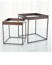 Global Views Set of 2 Perfect Nesting Tables