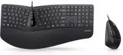 Perixx Periduo-505, Wired USB Ergonomic Split Keyboard and Vertical Mouse Combo