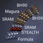 8 Pack BH59/BH90 Disc Brake Hydraulic Hose Olive/Inserts For Shimano XTR XT SLX+